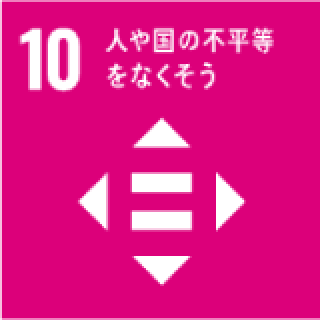 「年齢、性別、障がい、人種など全ての人々の能力強化及び社会的、経済的な包含を促進する。」